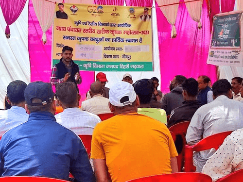 Animal Husbandry Department distributed the medicine to the cattle rearers