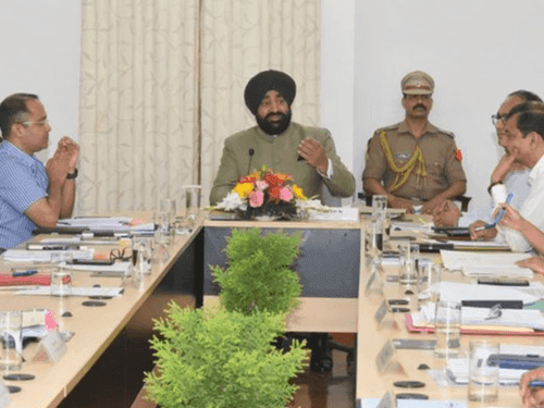Governor Gurmit Singh holds review meeting of state universities