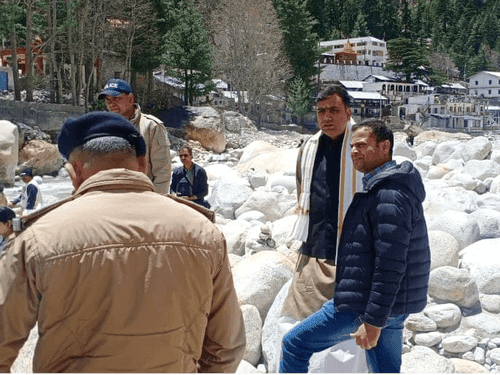 SP Uttarkashi inspected Gangotri Dham Yatra route