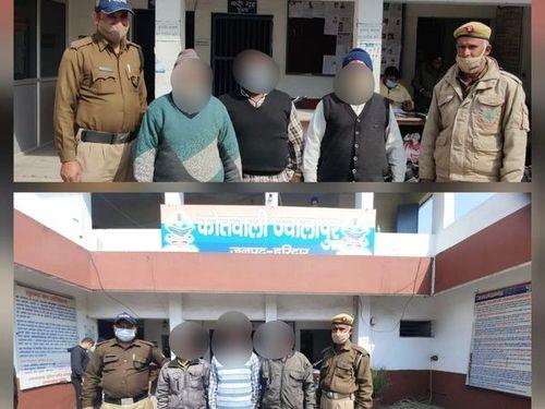 Haridwar police action against illegal works