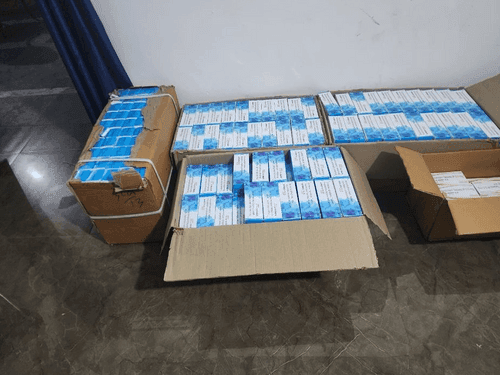 02 medical store operators arrested with thousands of intoxicating capsules/tablets