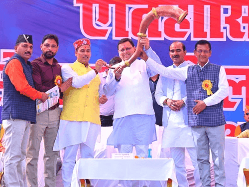 CM Dhami participated in Somnath Mela Masi-2023