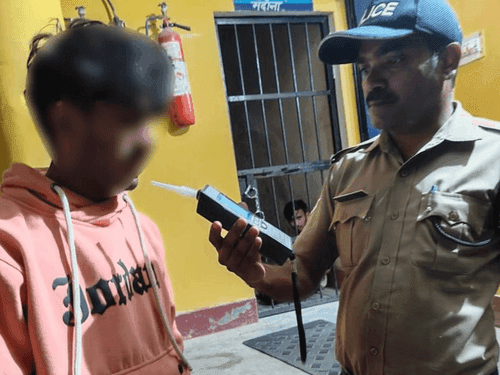 02 people were arrested for drunken driving and vehicles were seized