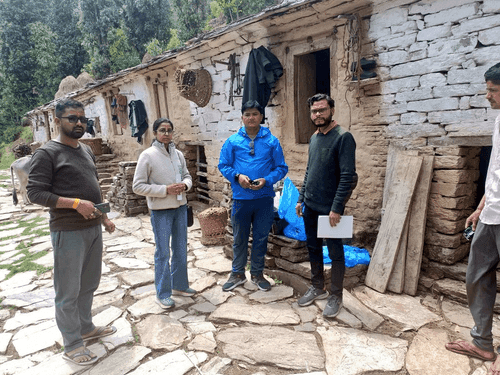 Veterinary camp was organized in remote village of development block Munsiyari