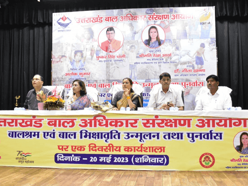 Minister Rekha Arya participated in one day workshop organized by Uttarakhand Child Rights Protection Commission