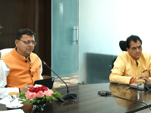 CM Dhami took a meeting regarding receipt of revenue in the secretariat