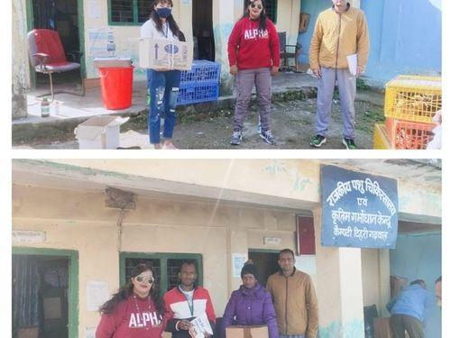 Distribution of 600 poultry birds under SCP scheme