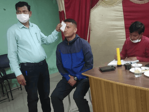 Health test of candidates done in Police Line Pithoragarh