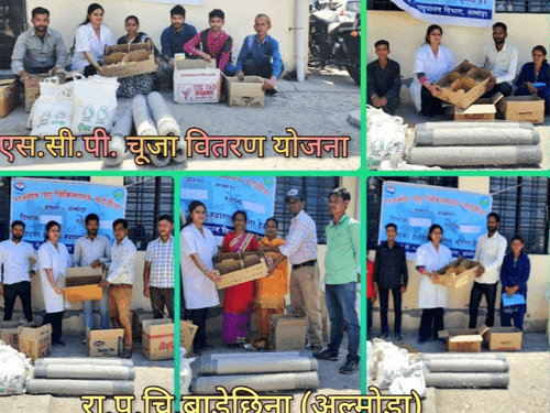 One day chicken chicks were distributed for livelihood enhancement