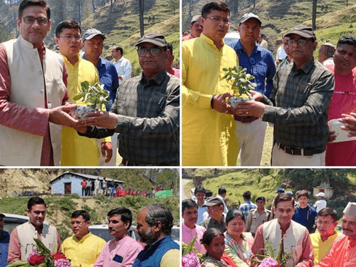 Animal Husbandry Minister Saurabh Bahuguna did on-site inspection of goat units