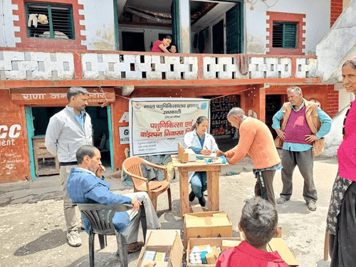 Veterinary and awareness camp was organized in village Kamad