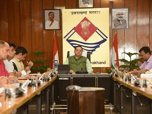 CM Dhami reviewed sugarcane development, animal husbandry, dairy development and fisheries department
