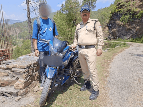 Action taken by the police on giving false information after drinking alcohol