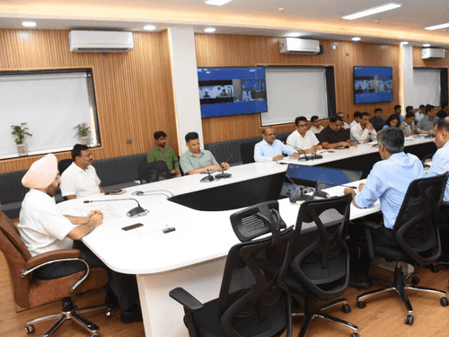 Chief Secretary Dr. S.S. Sandhu took a meeting regarding the preparations for the G20 summit