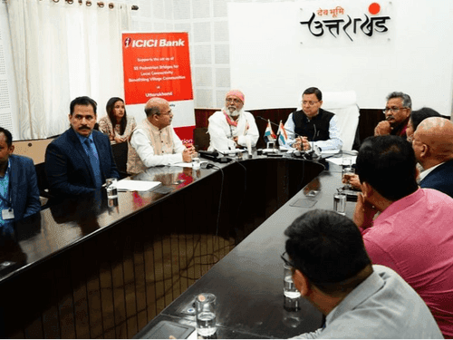 CM Dhami did virtual inauguration of 55 bridges