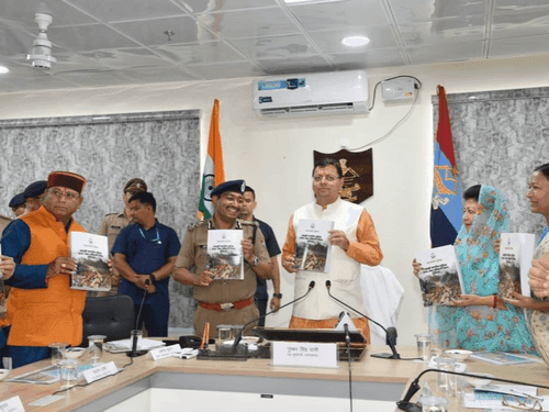 CM Dhami inaugurated the newly constructed Sardar Patel Bhavan