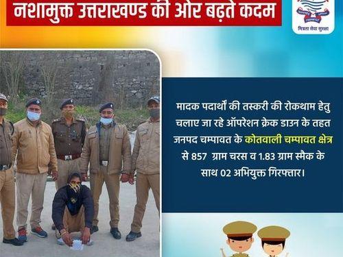 2 accused arrested with charas and smack