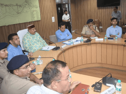 Cabinet Minister Satpal Maharaj holds meeting regarding preparations for Kanwar Yatra