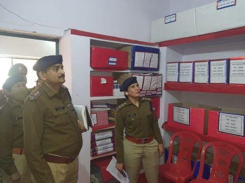 ASP Jwalapur Rekha Yadav did half yearly inspection of police station Shyampur