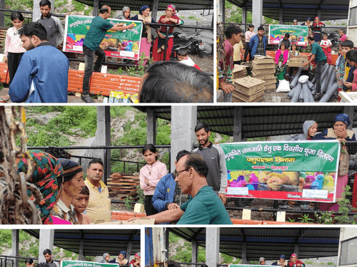 Distribution of one day poultry bird for livelihood enhancement