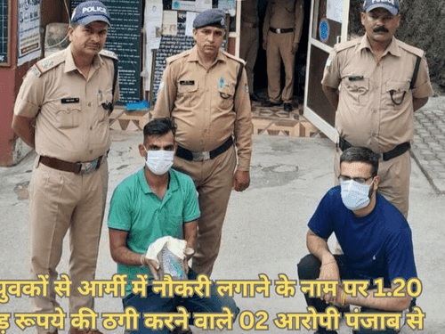 Accused arrested for cheating lakhs in the name of providing jobs