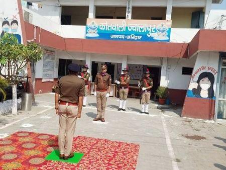 SP City did half yearly inspection of Kotwali Jwalapur