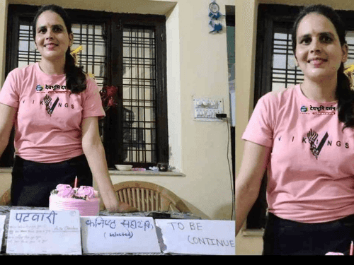 Tehri's Anita did amazing, passed three exams together