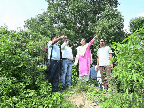 Image for Vidhansabha Speaker Smt. Ritu Khanduri did on-site inspection of flood affected area Ramdayalpur
