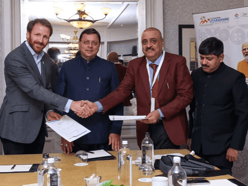 CM Dhami participated in the meeting organized for Global Investors Summit