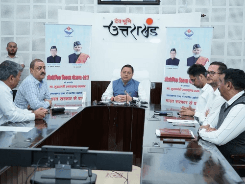CM Dhami did digital transfer of grant money received from Government of India