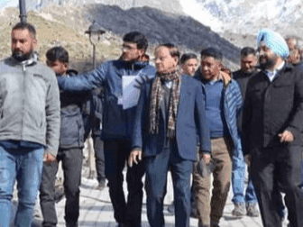 Chief Secretary Prime Minister reached Kedarnath, took stock of construction works