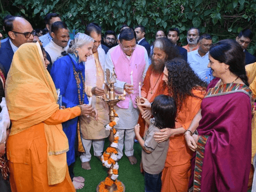 CM Dhami launches Shrestha Uttarakhand (Shrestha Bharat) news channel