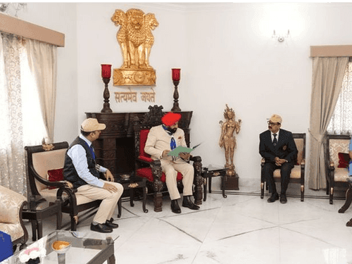 Bharat Scouts and Guides delegation met Governor Gurmit Singh