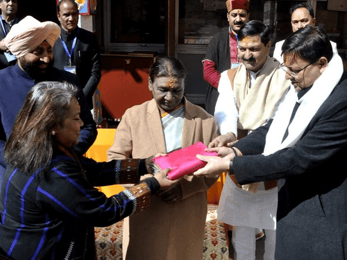 President Smt. Draupadi Murmu had darshan of Lord Badri Vishal