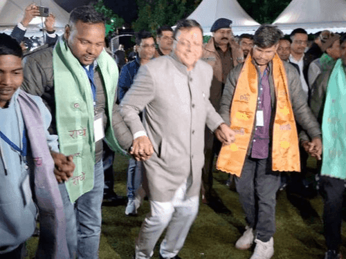Igas was celebrated as a festival to celebrate the safe arrival of 41 workers