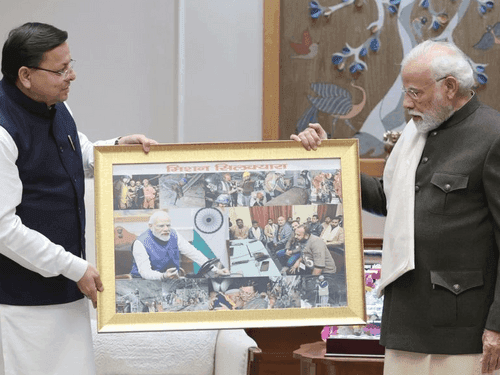 CM Dhami met PM Modi in New Delhi