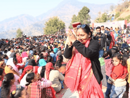 Assembly Speaker Mrs. Ritu Khanduri inaugurated the two-day 'Ranwai Agricultural Festival and Development Fair'