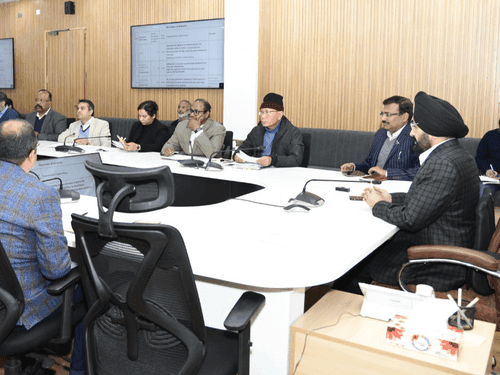 Chief Secretary Dr. S.S. Sandhu held a meeting for the financial year 2023-24