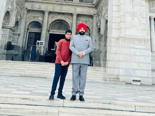 Governor Gurmit Singh visited Victoria Memorial during his visit to Kolkata