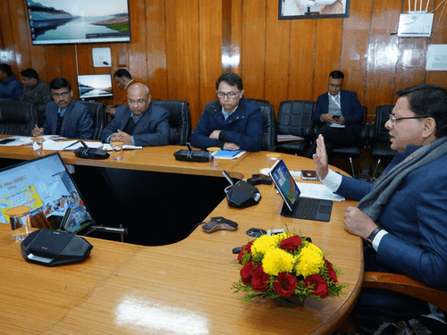CM Dhami interacted with the women beneficiaries of Bageshwar district
