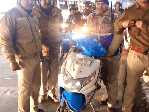Dehradun Police recovered stolen scooter during checking
