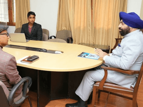 Computer Engineer Siddharth Madhav paid courtesy visit to Governor Gurmit Singh