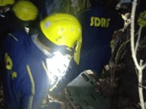 Vehicle went out of control and fell into ditch, three people died