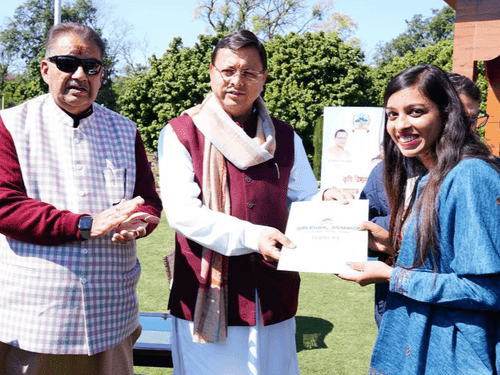 CM Dhami provided appointment letters to 67 candidates selected for the post of Assistant Accountant