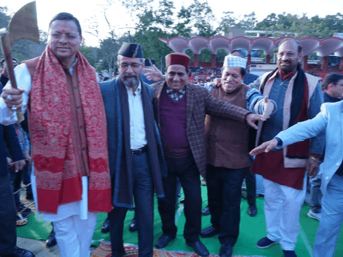 CM Dhami participated in the closing ceremony of two-day Jaunsar Bawar cultural festival