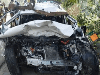 BJP leader dies in accident here, wife and children injured