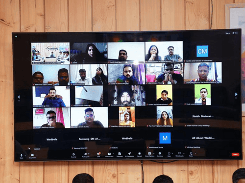 Virtual meeting organized with leading wedding planners of India