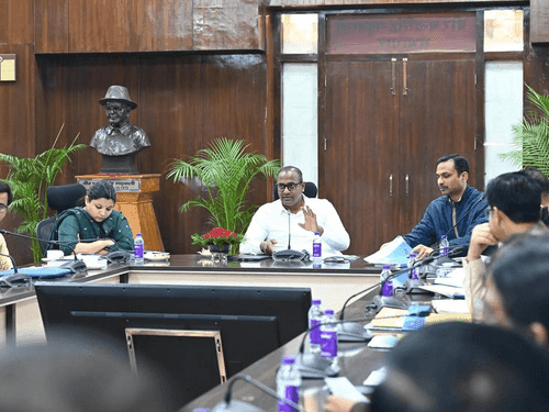 Chief Electoral Officer held a meeting with the DMs of all the districts