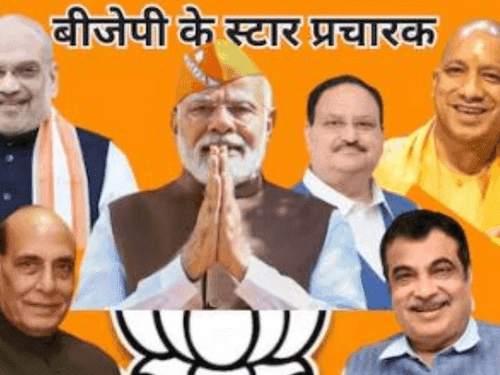 BJP released the list of star campaigners