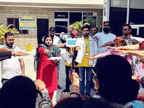 Voter oath and public awareness program organized by officials